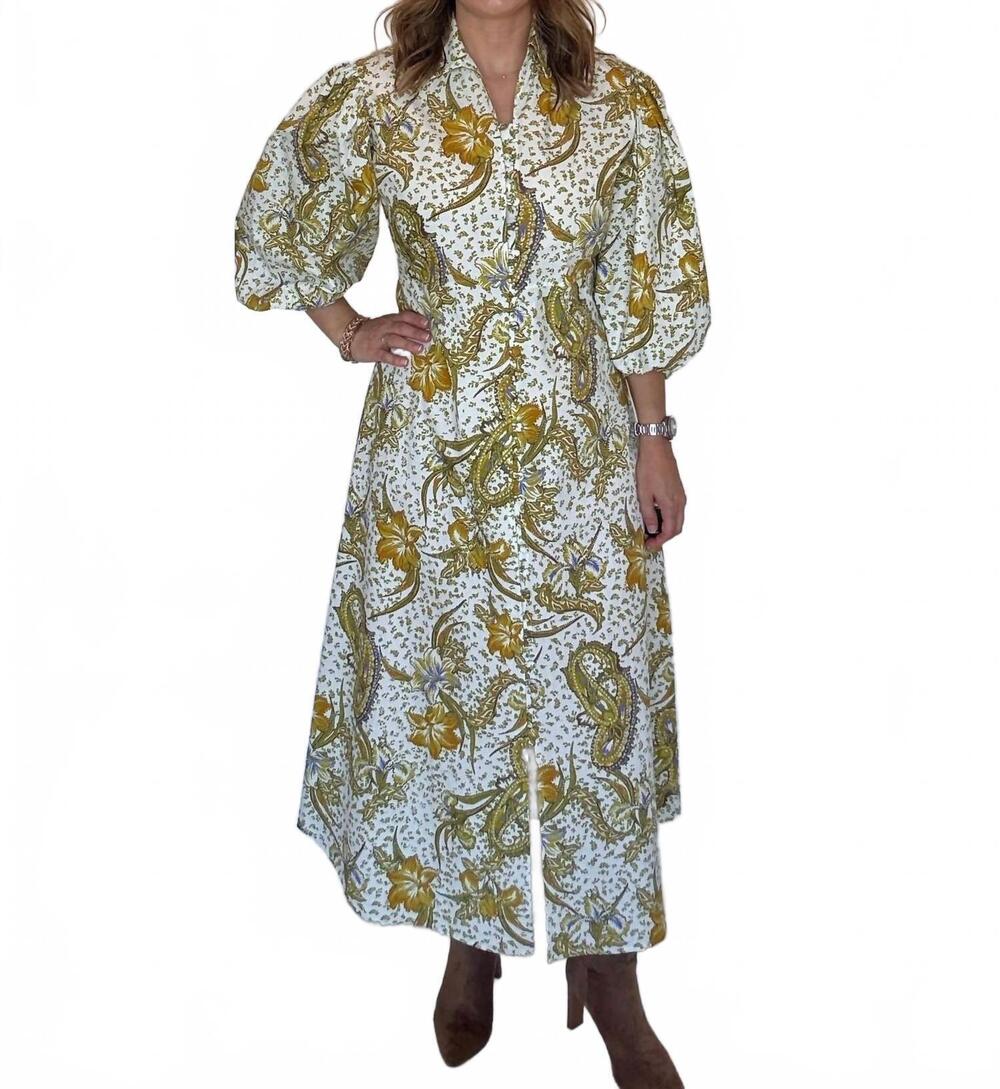 NEW MERAKI lillian dress in white
